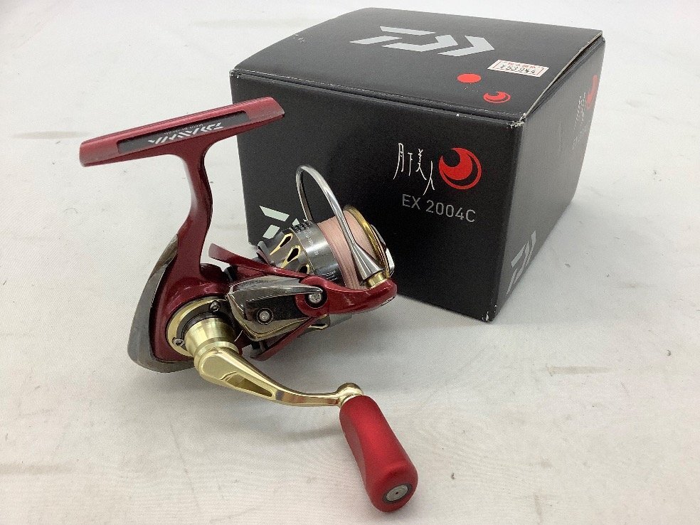 Daiwa/ダイワ 月下美人/スピニングリール/箱付 EX2004C 動作未確認 中古品　ACB