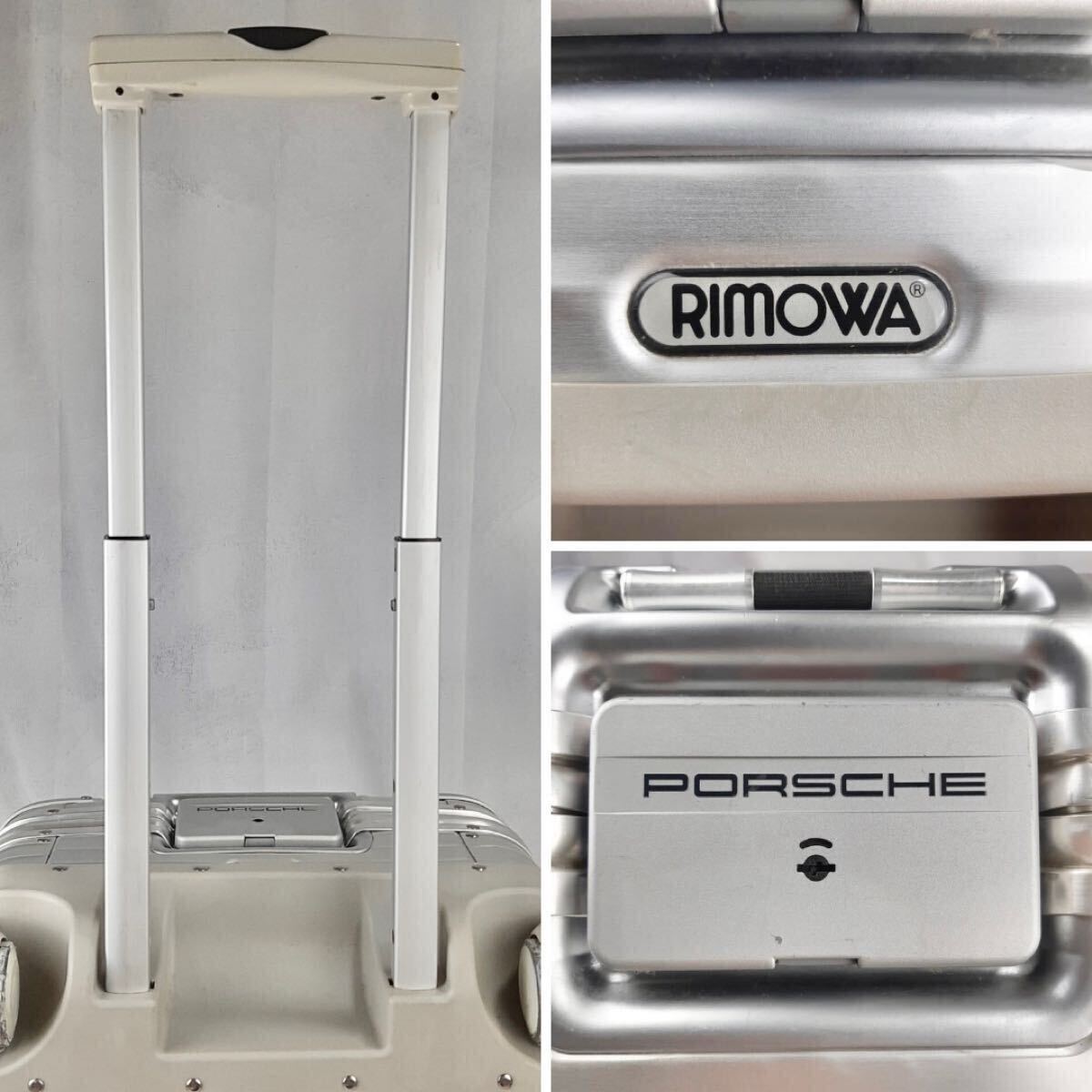 廃盤】RIMOWA リモワ PORSCHE ポルシェ TOPAS トパーズ 52L 4輪 廃盤】RIMOWA リモワ PORSCHE ポルシェ TOPAS トパーズ 52L 4輪