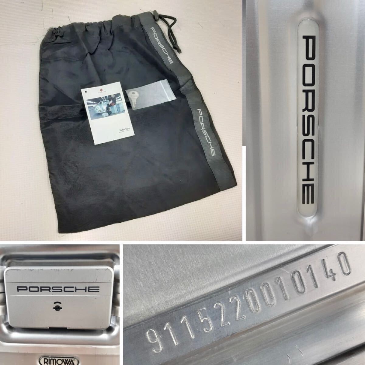 廃盤】RIMOWA リモワ PORSCHE ポルシェ TOPAS トパーズ 52L 4輪 廃盤】RIMOWA リモワ PORSCHE ポルシェ TOPAS トパーズ 52L 4輪