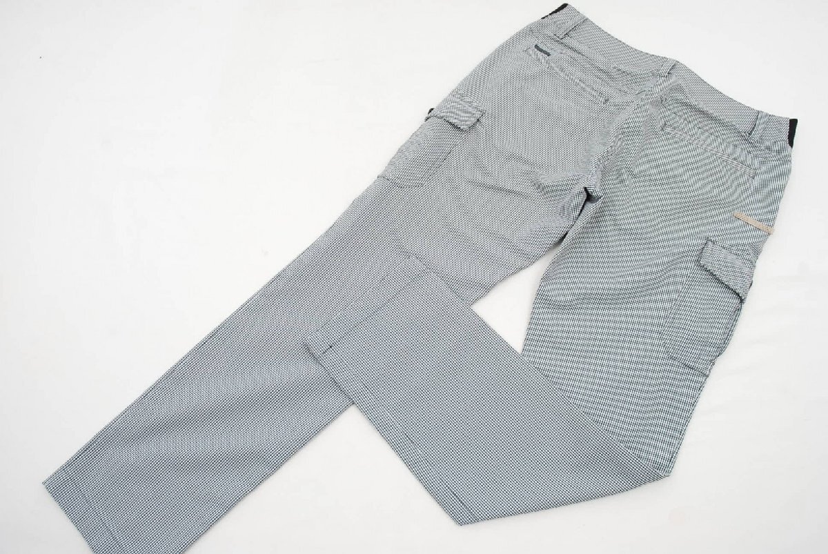 coco 中古 プーマ PUMA レディース パンツ M 黒×白 チェック レターパックプラス発送可 66794_画像2