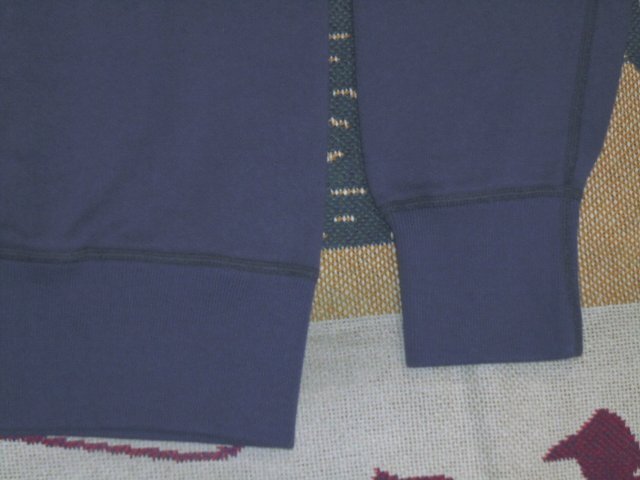 24 東洋 バズリクソンズ BR69339 128 ネイビー L セットイン スウェット Vガゼット NAVY_画像3