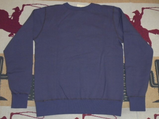 24 東洋 バズリクソンズ BR69339 128 ネイビー L セットイン スウェット Vガゼット NAVY_画像4