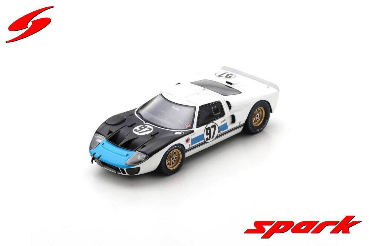 ■限定500.pcs スパークモデル 1/43 1966 フォードGT40 Mk.2 #97 デイトナ24h