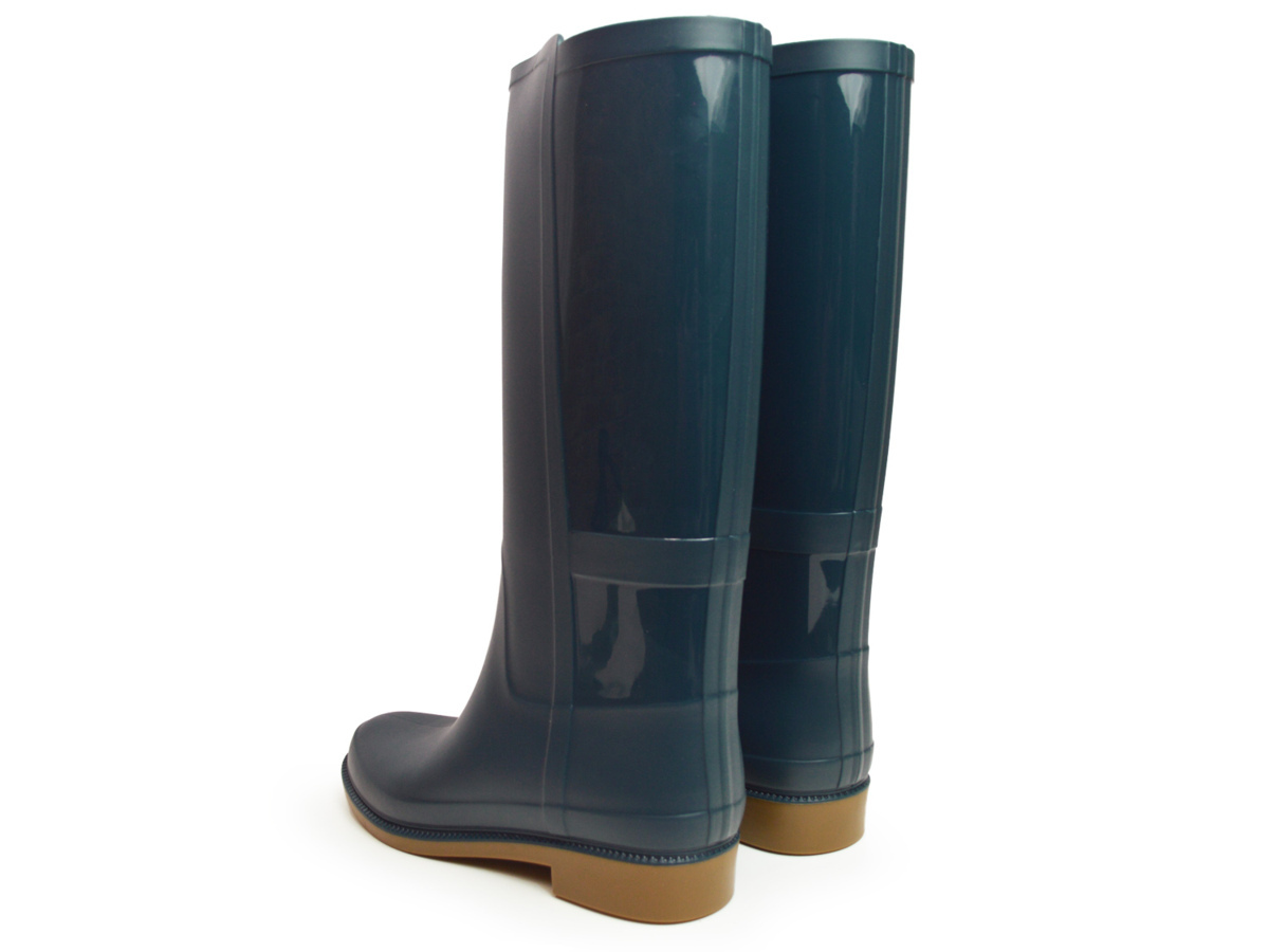  new goods #24~24.5cm lady's complete waterproof rain boots long height boots rain shoes boots jockey snow beautiful legs . slide rain snow legs length 