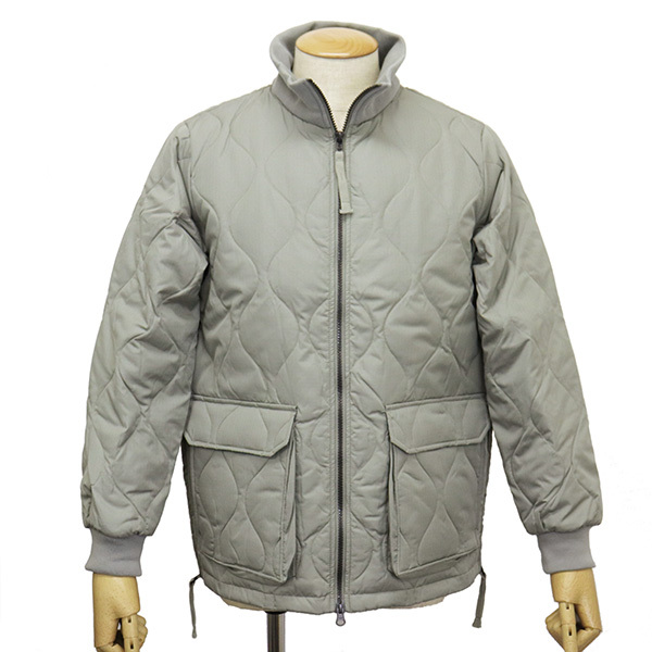 TAION (タイオン) 112ZML-1 MILITARY LIB HI NECK DOWN JKT ミリタリー リブハイネックWジップ ダウンジャケット TA023 D.SAGE GREEN XL