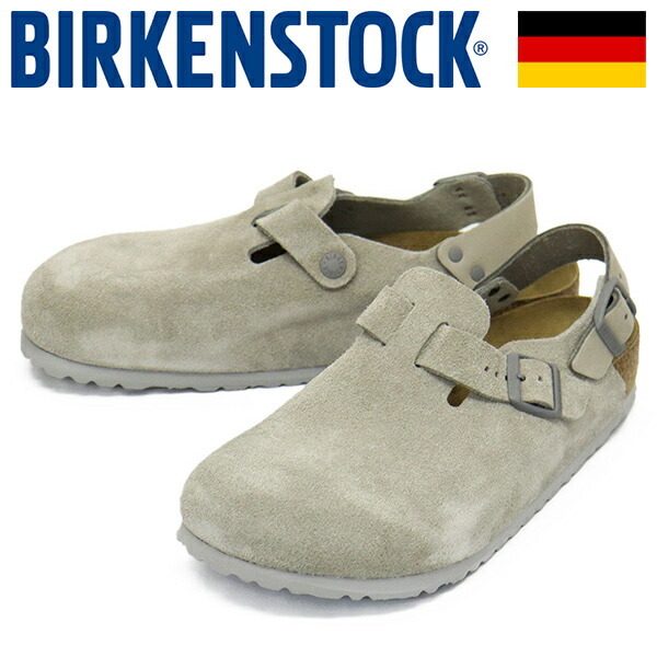 BIRKENSTOCK (ビルケンシュトック) 1028359 TOKIO トキオ スエードレザーサンダル STONE COIN レギュラー幅 BI365 43-約28.0cm