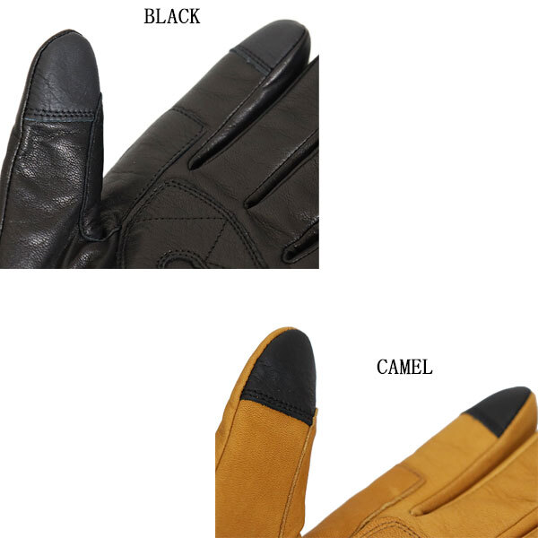 Schott (ショット) 4970046 WINTER LEATHER GLOVE MID ウィンター レザーグローブ ミッド 日本製 386 CAMEL L_画像5