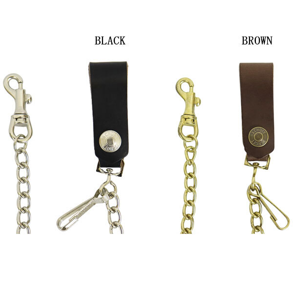 Schott (ショット) 5970024 (6970022) ウォレット チェーン 日本製 050 BROWN_画像3