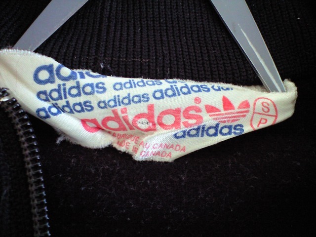 即決 80s カナダ製 ヴィンテージ adidas 胸3本ライン ジャージ 即決 80s カナダ製 ヴィンテージ adidas 胸3本ライン ジャージ