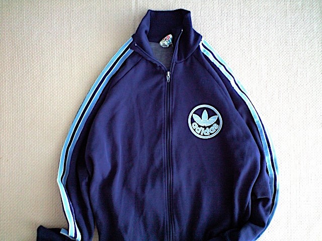 即決 80s ヴィンテージ アディダス ジャージ ネイビー 丸ロゴ 浜 即決 80s ヴィンテージ アディダス ジャージ ネイビー 丸ロゴ 浜