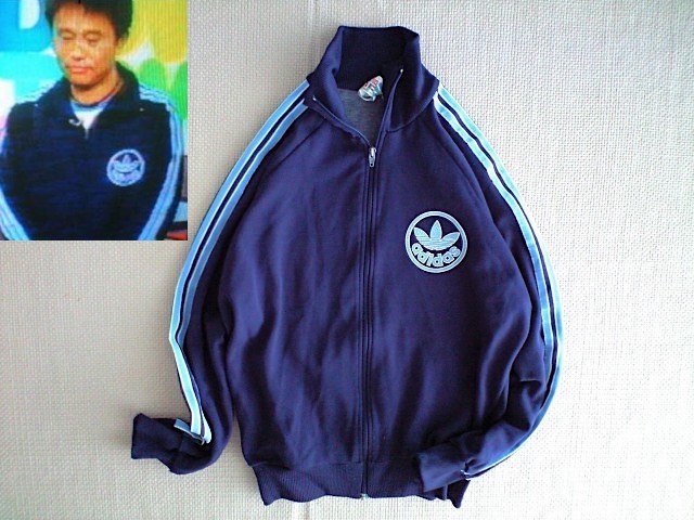 即決 80s ヴィンテージ アディダス ジャージ ネイビー 丸ロゴ 浜 即決 80s ヴィンテージ アディダス ジャージ ネイビー 丸ロゴ 浜