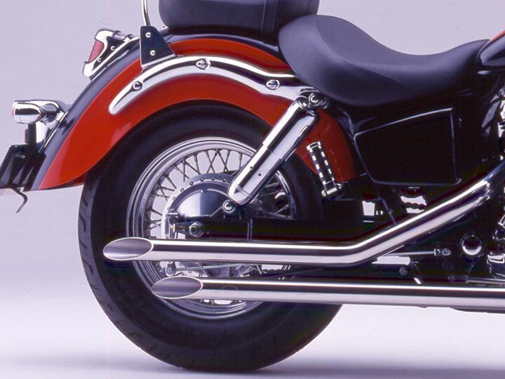 ドラッグスター250/DS250(00-16/VG02J/VJ05J)用 フットペグ(タイプ2リア/メッキ)｜ハリケーン_画像3