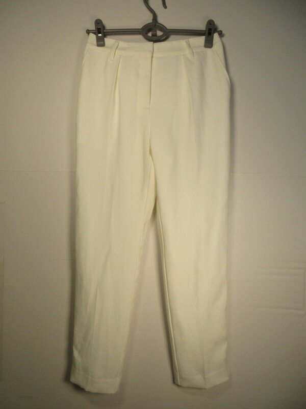 プラステ パンツ 白 サイズM レディース ボトムス PLST きれいスラックスパンツ MF1974_画像1