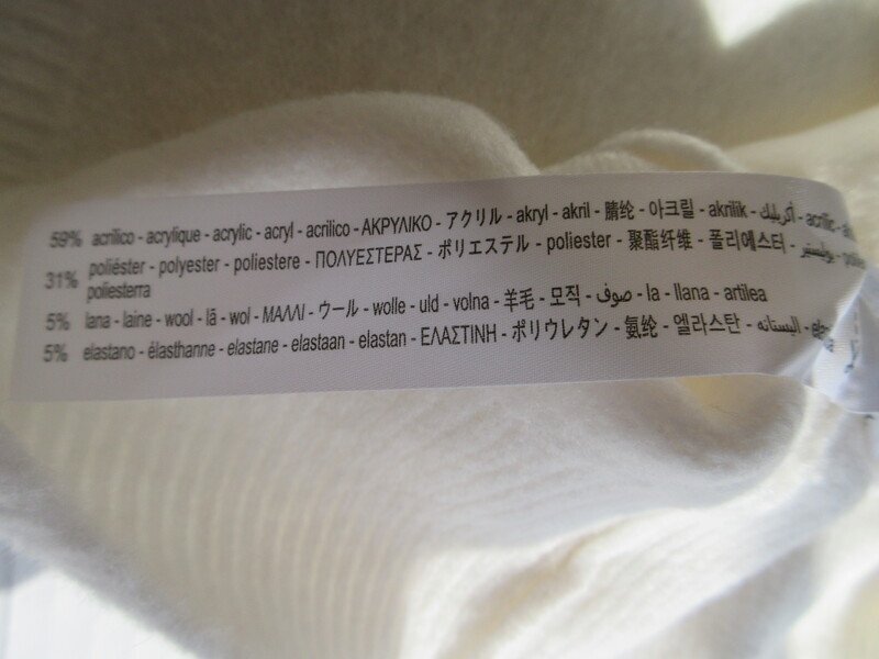 ザラ セーター 白 サイズL レディース ZARA ニットトップス MF1787_画像4