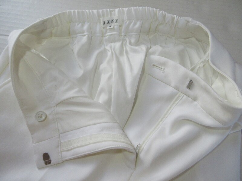 プラステ パンツ 白 サイズM レディース ボトムス PLST きれいスラックスパンツ MF1974_画像5