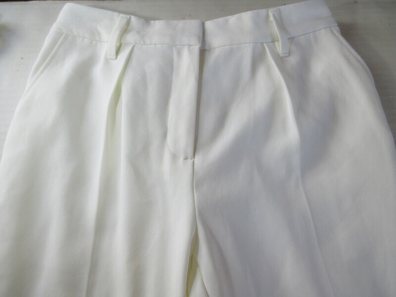 プラステ パンツ 白 サイズM レディース ボトムス PLST きれいスラックスパンツ MF1974_画像6