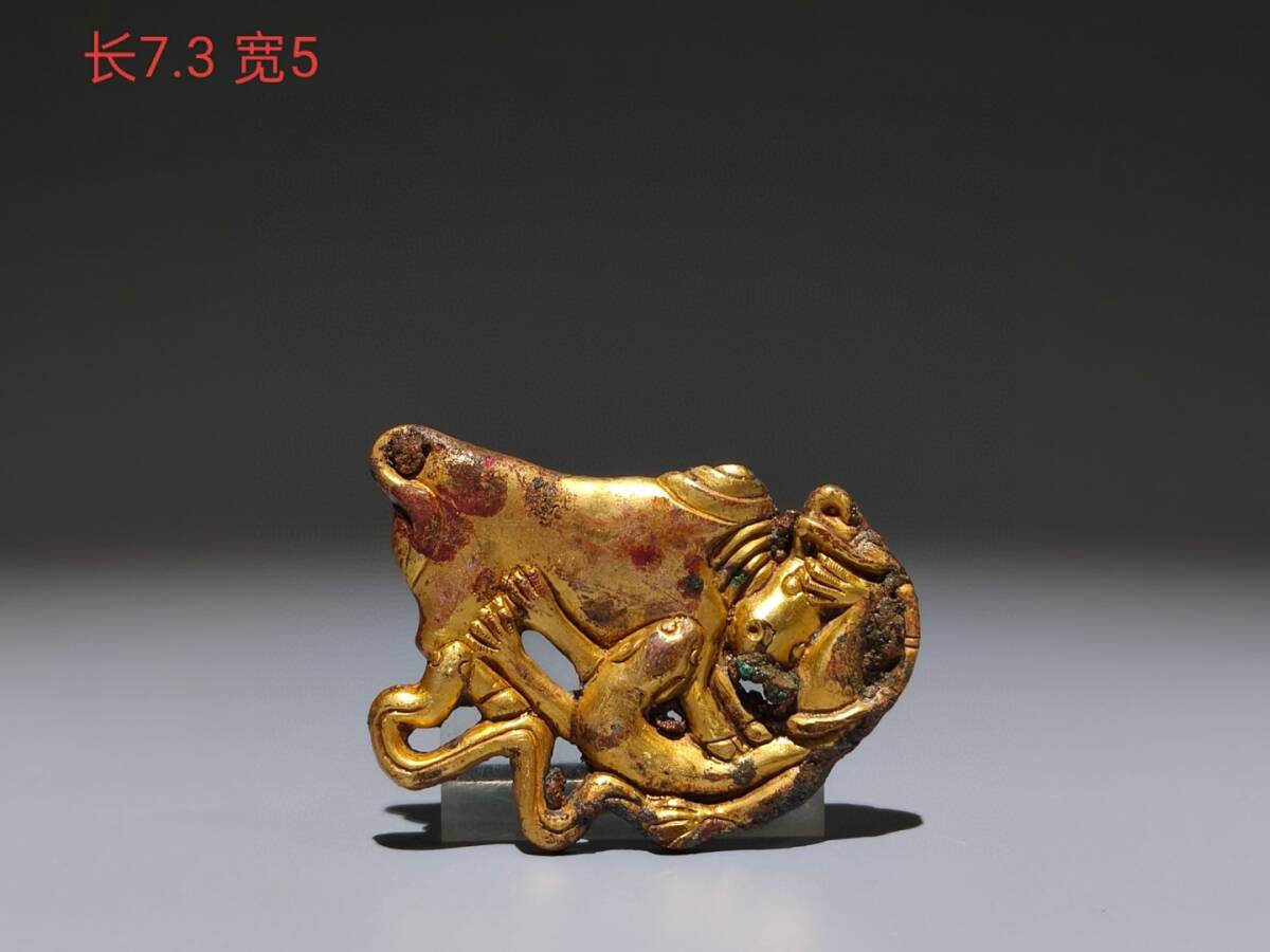 館蔵珍品 漢 青銅製 塗金 獣形硯』置物 賞物 貴重物品 収蔵品 館蔵珍品 漢 青銅製 塗金 獣形硯』置物 賞物 貴重物品 収蔵品