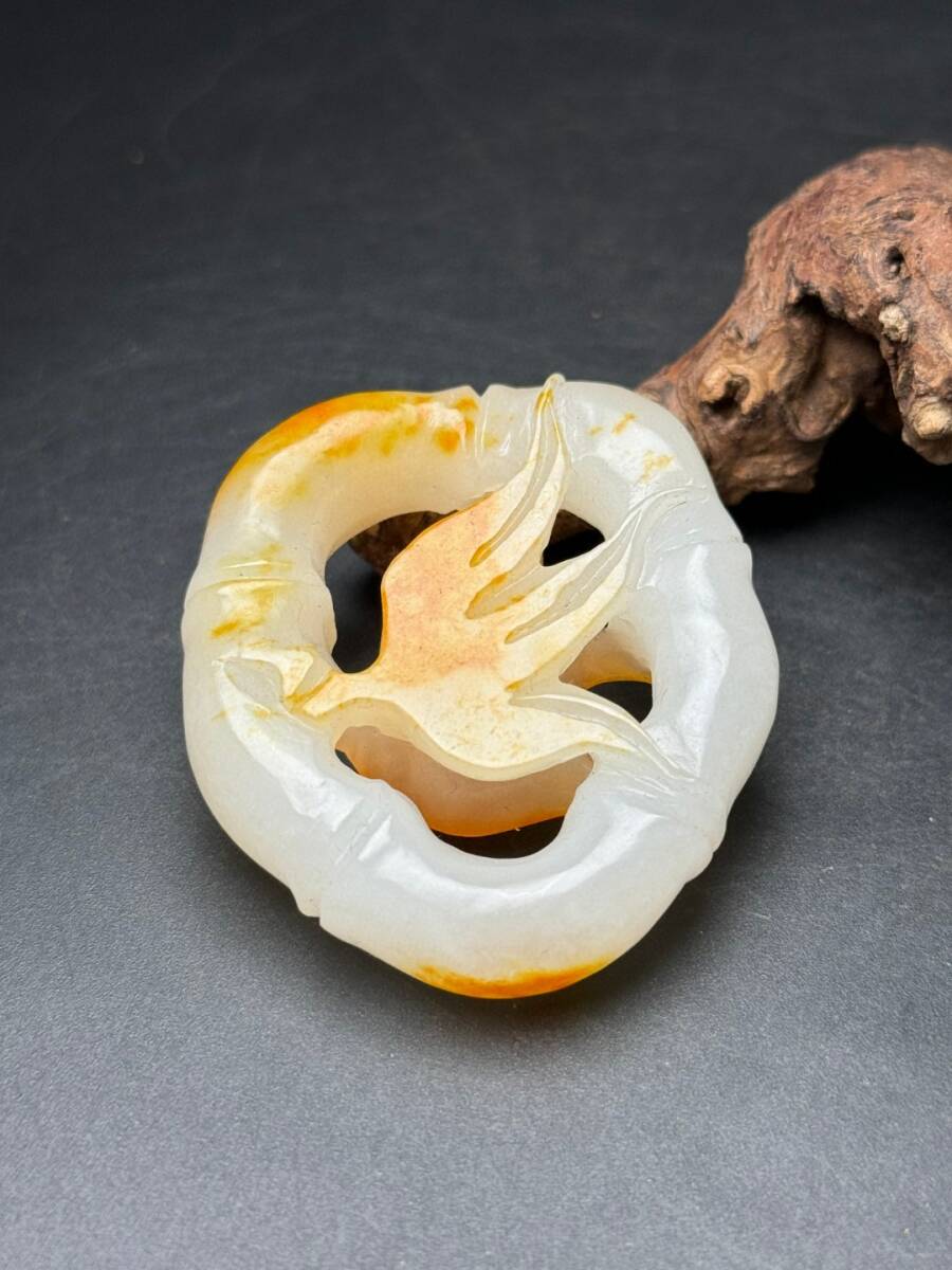 聚寳齋*和田玉精彫*玉佩】置物 賞物 超美品 大吉 見出さ 中国古 聚寳齋*和田玉精彫*玉佩】置物 賞物 超美品 大吉 見出さ 中国古