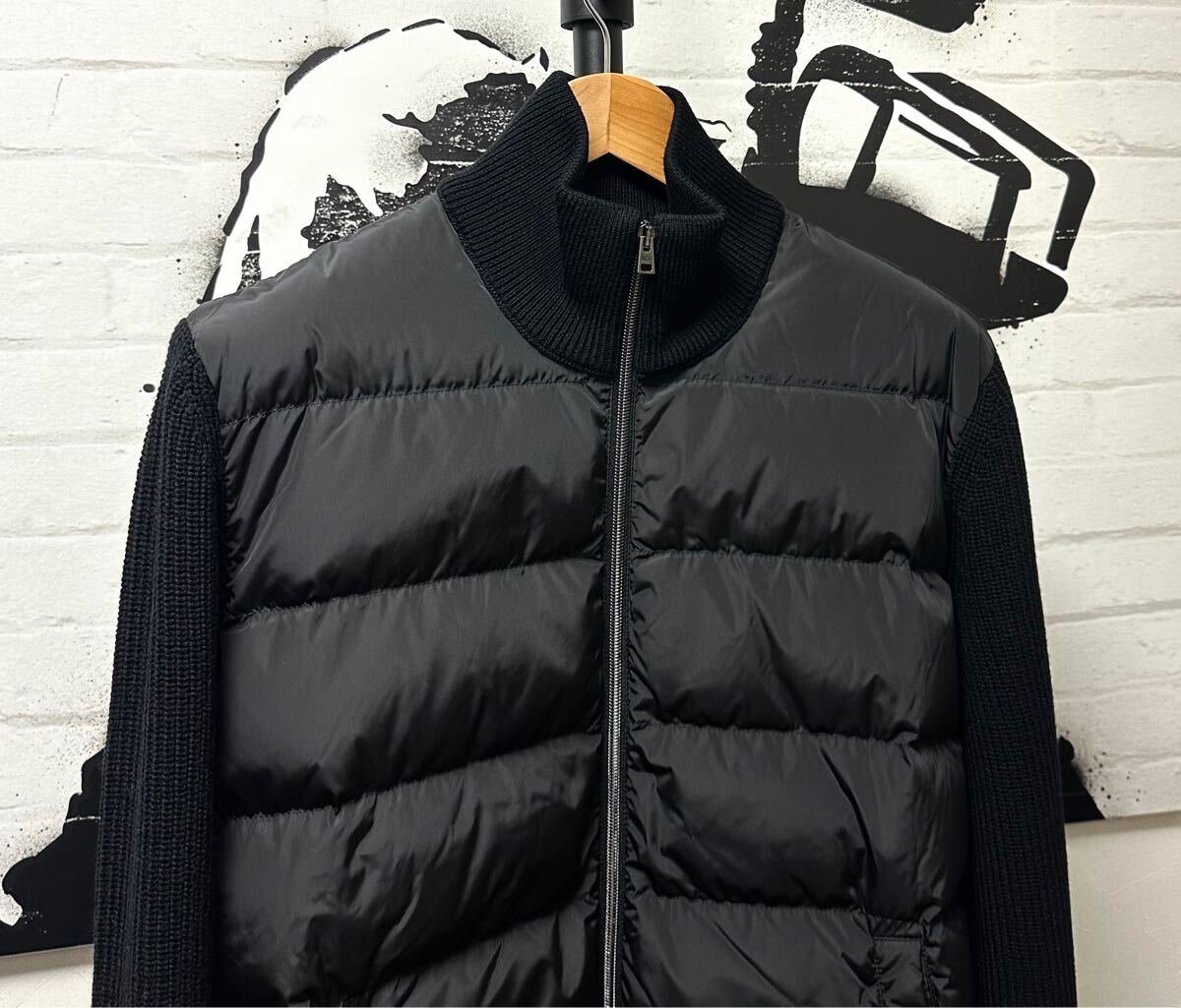 !_2024-25AW новый продукт HERNO / combination вязаный down блузон 