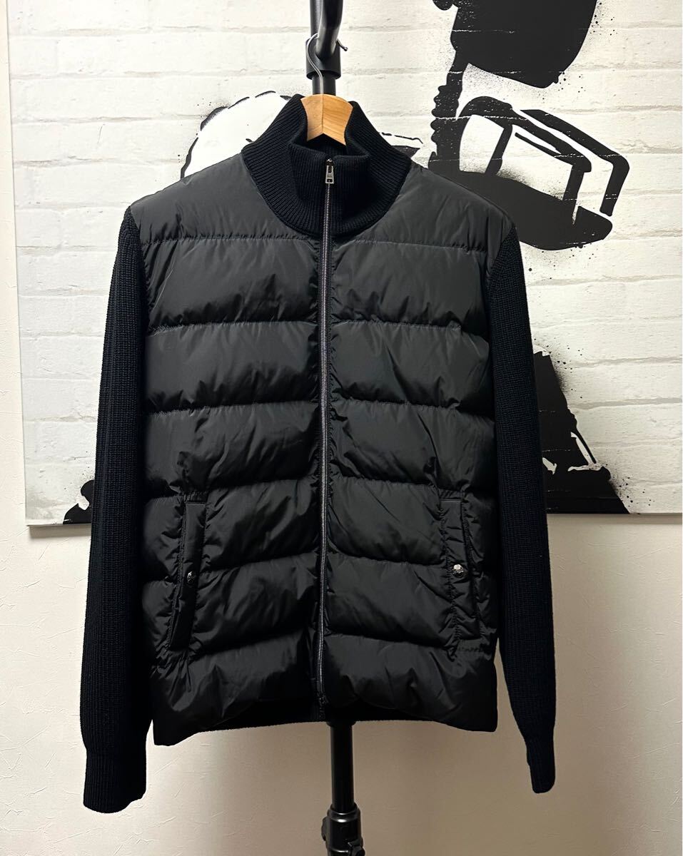 !_2024-25AW новый продукт HERNO / combination вязаный down блузон 