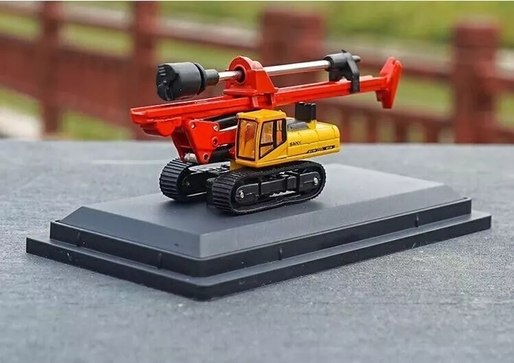 送料無料★1:64 SANY mini Series Rotary Drilling Rig Model ロータリー掘削リグ