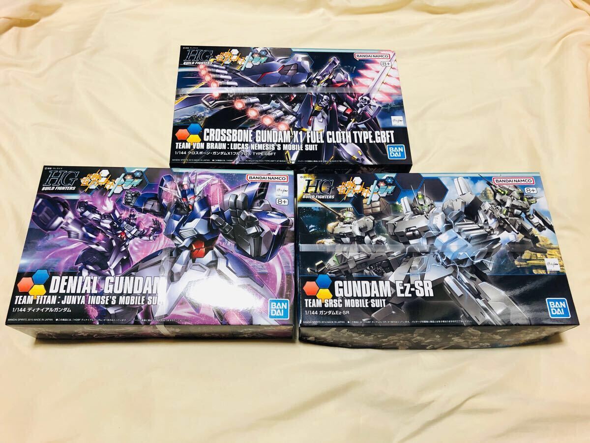 HG クロスボーンガンダム X1 フルクロス　ディナイアル ガンダム Ez-SR CROSSBONE GUNDAM FULL CLITH TYPE.GBFT DENIAL BUILD FIGHTERS TRY