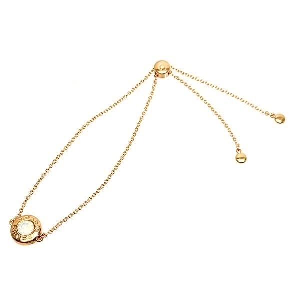 ★COACH コーチ ロゴ ゴールド バングル ブレスレット ブランド 新品 正規(guī)品 ジュエリー GLD ゴールド ラインストーン 手首スライド調(diào)整可
