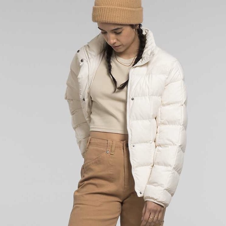 ノースフェイス THE NORTH FACE レディース ダウンジャケット パーカーコートアウター 新品 正規(guī)品 ブランド リバーシブル ホワイト白 軽量