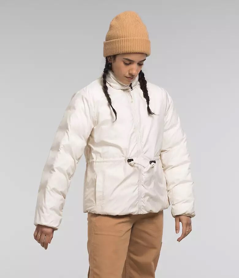 ノースフェイス THE NORTH FACE レディース ダウンジャケット パーカーコートアウター 新品 正規(guī)品 ブランド リバーシブル ホワイト白 軽量