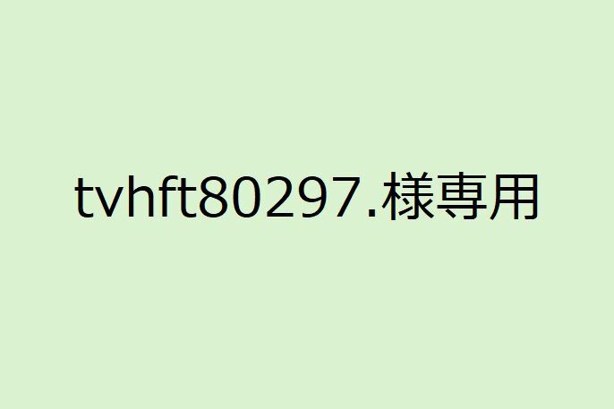 tvhft80297.様専用