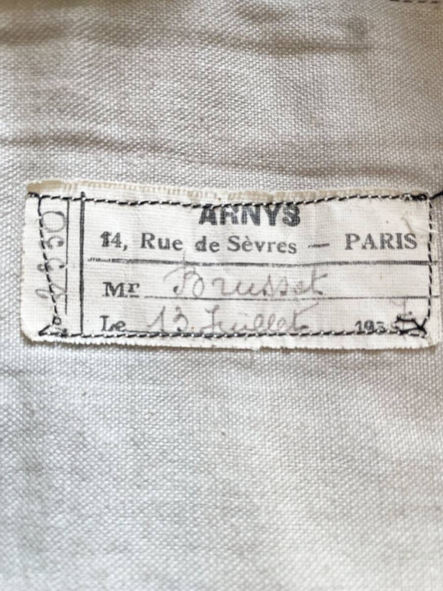ARNYS 1930s アルニス トラウザーズ フランス ヴィンテージ アンティーク パンツ ズボン タキシード 燕尾服 側章