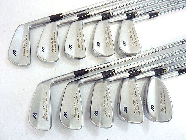 ts313 良品 ミズノ MIZUNO Pro TT-89 アイアン 10本セット #3～#9，F，P，S スチールシャフト PRECISION FM 5.5 プレシジョン ゴルフ クラブ