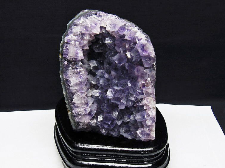 1.5Kg аметист cluster urug I производство аметист необогащённая руда amethyst подставка приложен один пункт предмет [ бесплатная доставка ] 182-7004