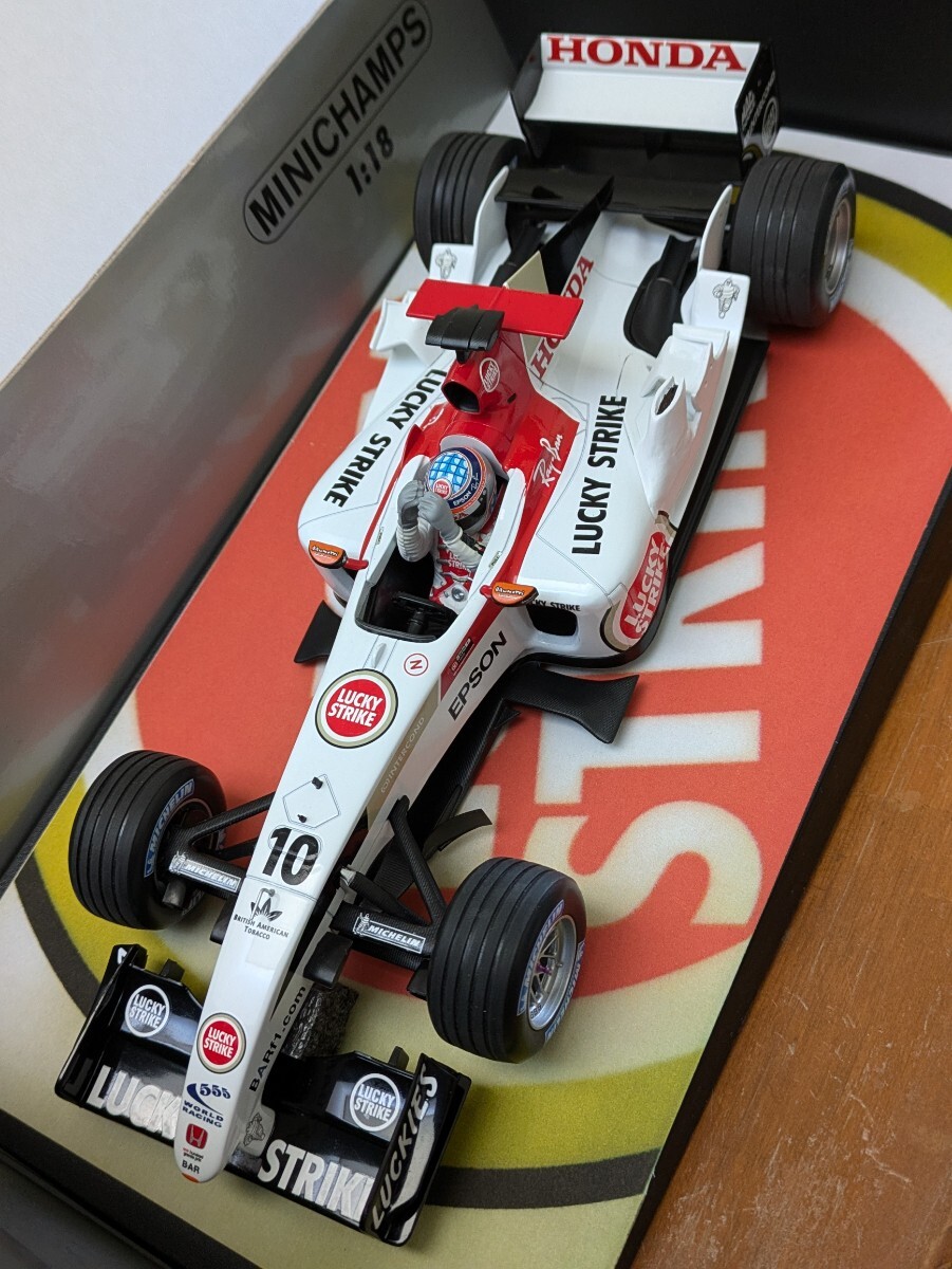 適当な価格 BAR 1/18 PMA カスタム品! ☆ ホンダ ラッキーストライク 006 レーシングカー