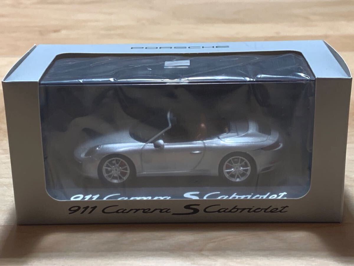 【ポルシェ特注/新品：未開封】PMA ミニチャンプス 1/43 ポルシェ 911 カレラ S カブリオレ / PORSCHE 911 Carerra S Cabriolet [シルバー]