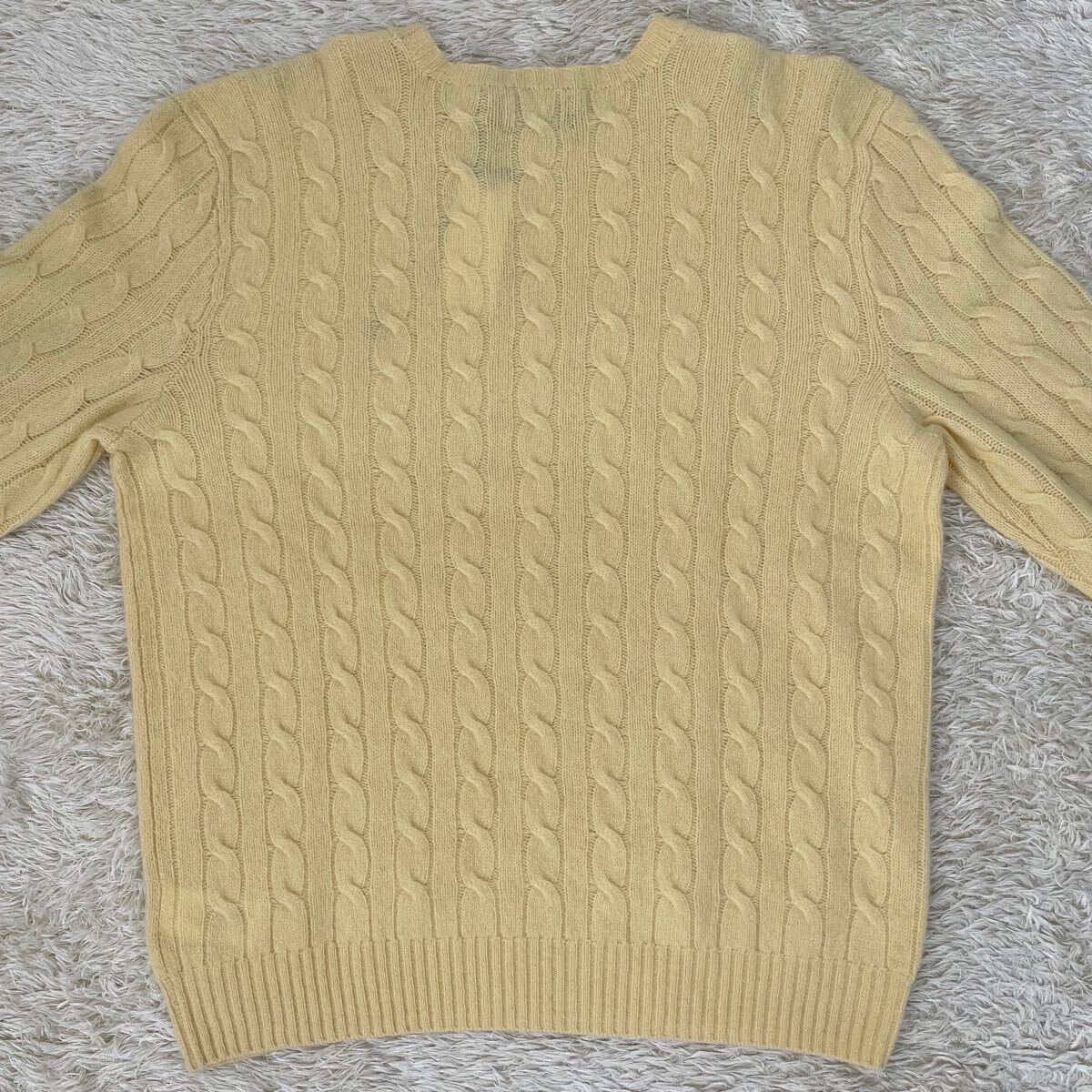 【タグ付き未使用品】ポロラルフローレン　ニット　メリノウール　ポニー刺繍　L 未使用タグ付き POLO RALPH LAUREN ポロラルフローレン ニット