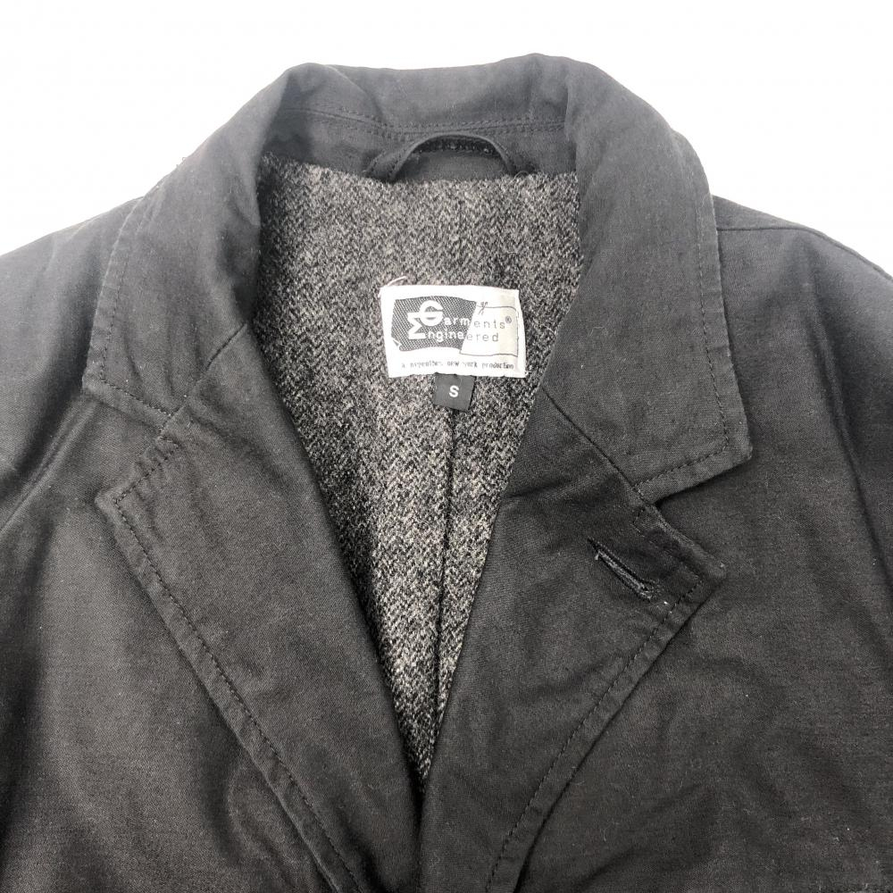 【中古】ENGINEERED GARMENTS ロングコート サイズS ブラック エンジニアドガーメンツ[240017662553]