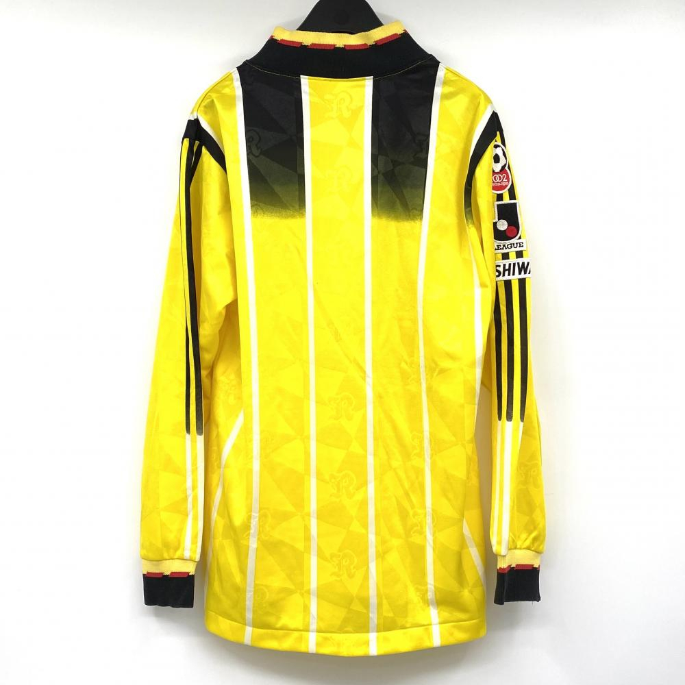 【中古】8～90s adidas ゲームシャツ 柏レイソル サイズM イエロー ブラック アディダス[240017663714]