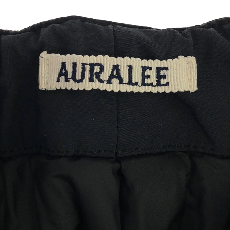 【中古】AURALEE ナイロンパンツ　A22AP02BN　ブラック　サイズ3[240017660983]