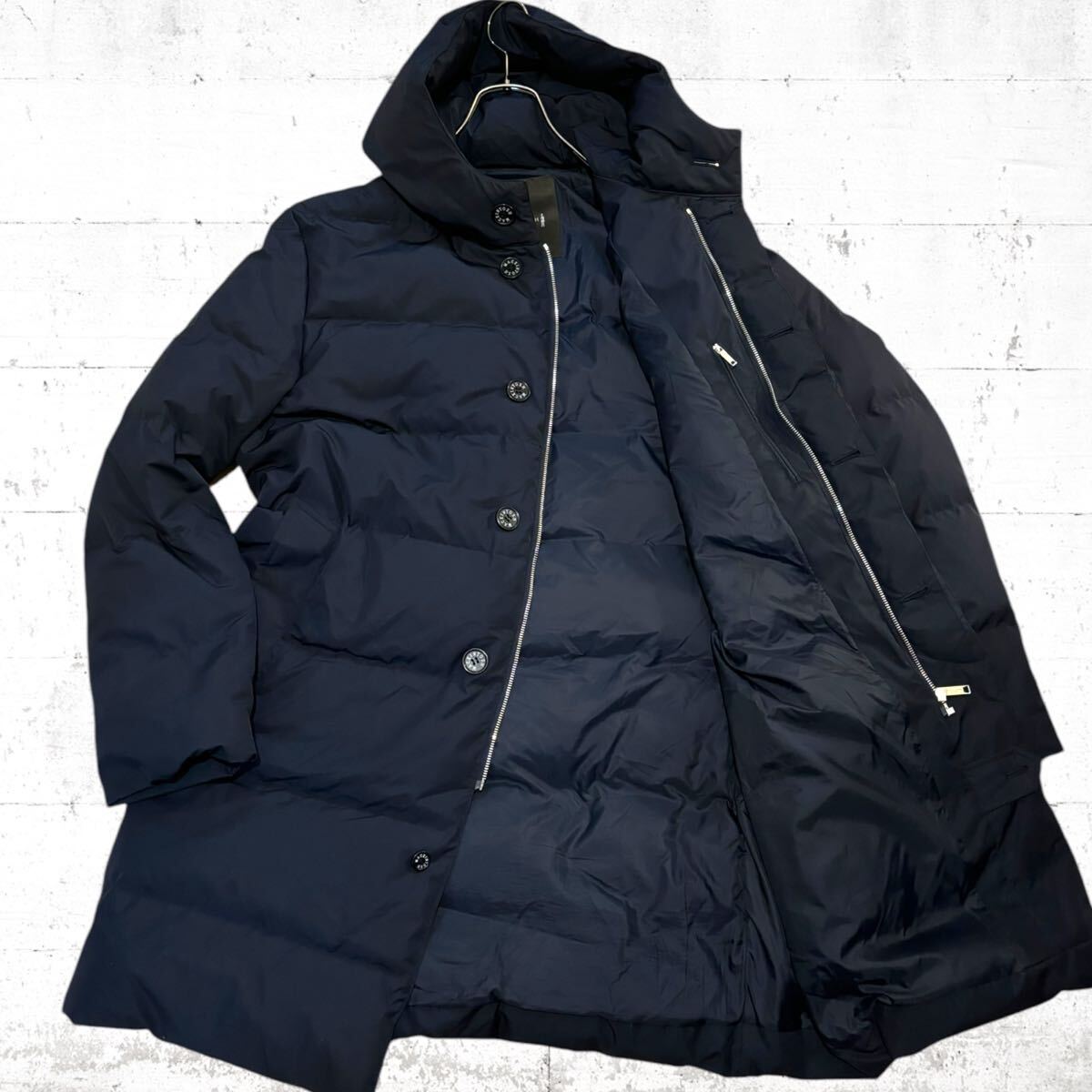 【絶品】 コート ダウン LONDON MACKINTOSH XLサイズ 42 美品 ジャケット フード付き|Yahoo!フリマ(旧PayPayフリマ) ダークネイビー 紺色 マッキントッシュロンドン ジャケット・アウター