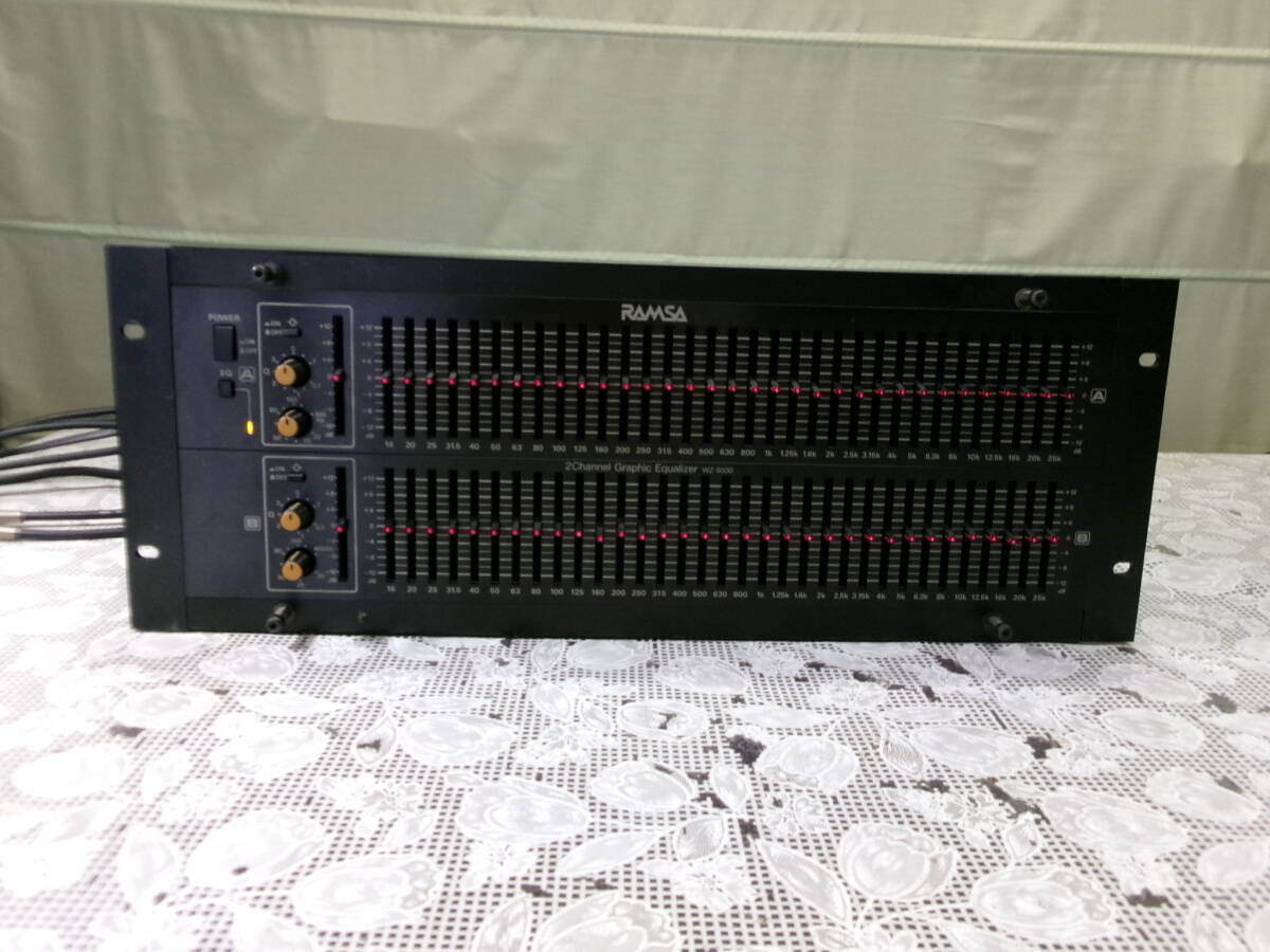 □ WZ-9330 RAMSA ラムサ グラフィック イコライザー 33素子 □ WZ-9330 RAMSA ラムサ グラフィック イコライザー 33素子