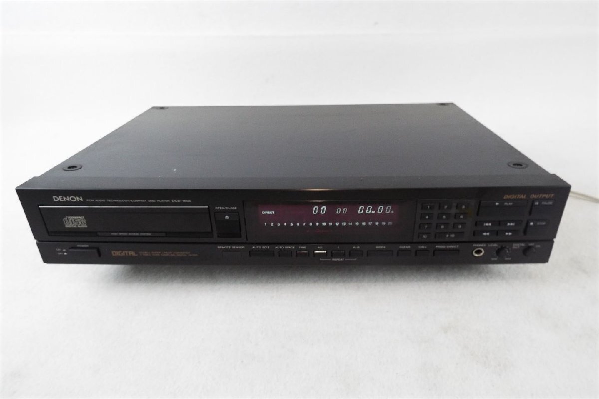 ☆ DENON デノン DCD-1600 CDプレーヤー 中古 現状品 241007B9757