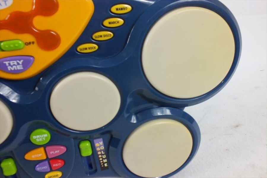 ★ メーカー表記見当たらず DRUM-A-TUNE SET おもちゃドラム 中古 現状品 241001C4613_画像7