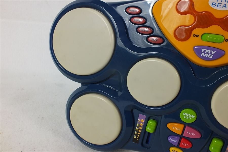★ メーカー表記見当たらず DRUM-A-TUNE SET おもちゃドラム 中古 現状品 241001C4613_画像8
