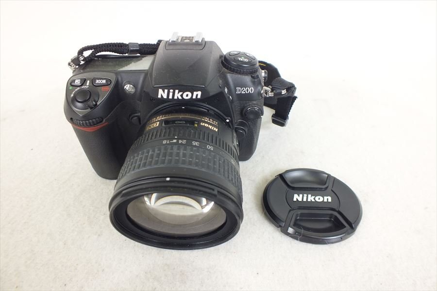 ◆ Nikon ニコン D200 デジタル一眼レフ AF-S 18-70 3.5-4.5G 中古 現状品 241101Y8578