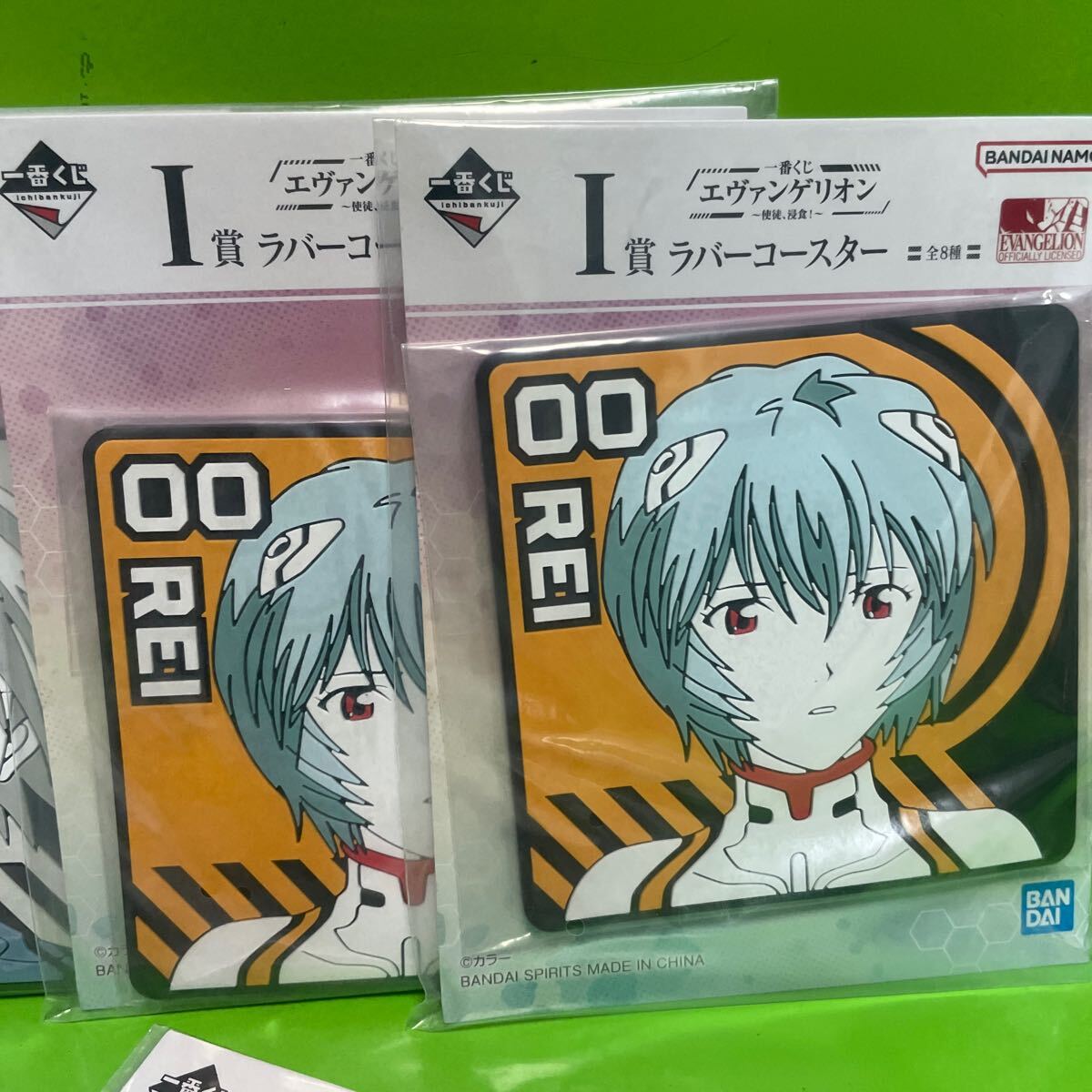 一番くじ エヴァンゲリオンI賞 ラバーコースター ■ マリ,カオル,レイ,6號機,13號機【ゆうパケットポスト230円】6個セット