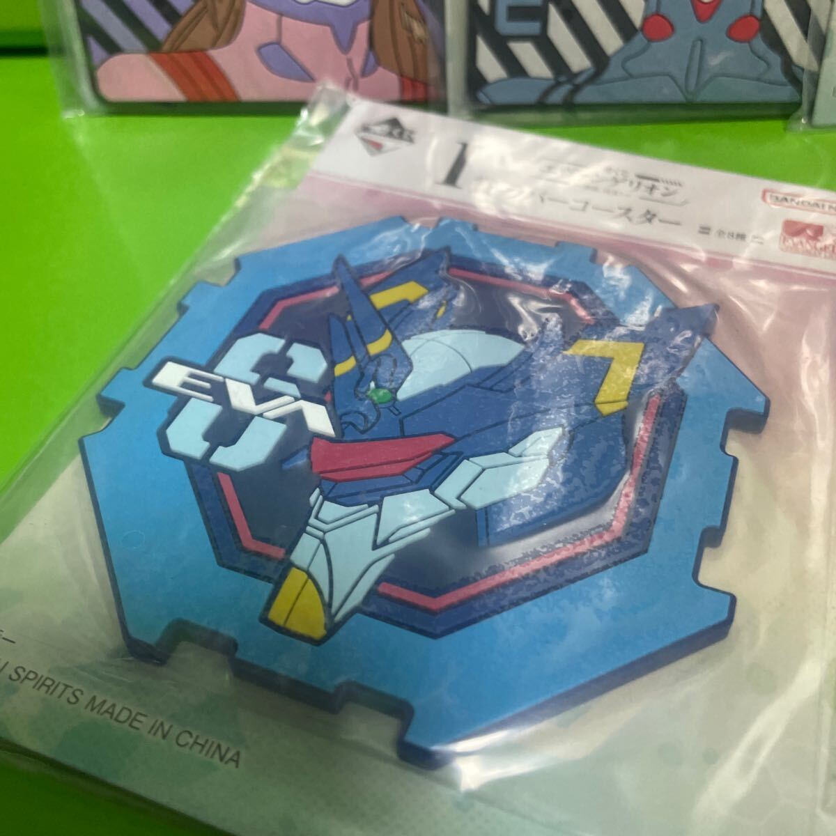 一番くじ エヴァンゲリオンI賞 ラバーコースター ■ マリ,カオル,レイ,6號機,13號機【ゆうパケットポスト230円】6個セット