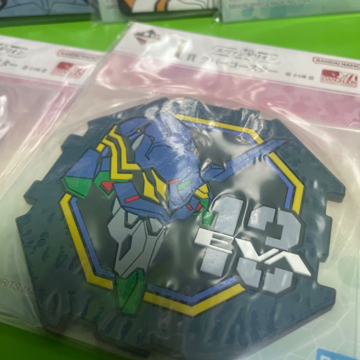 一番くじ エヴァンゲリオンI賞 ラバーコースター ■ マリ,カオル,レイ,6號機,13號機【ゆうパケットポスト230円】6個セット