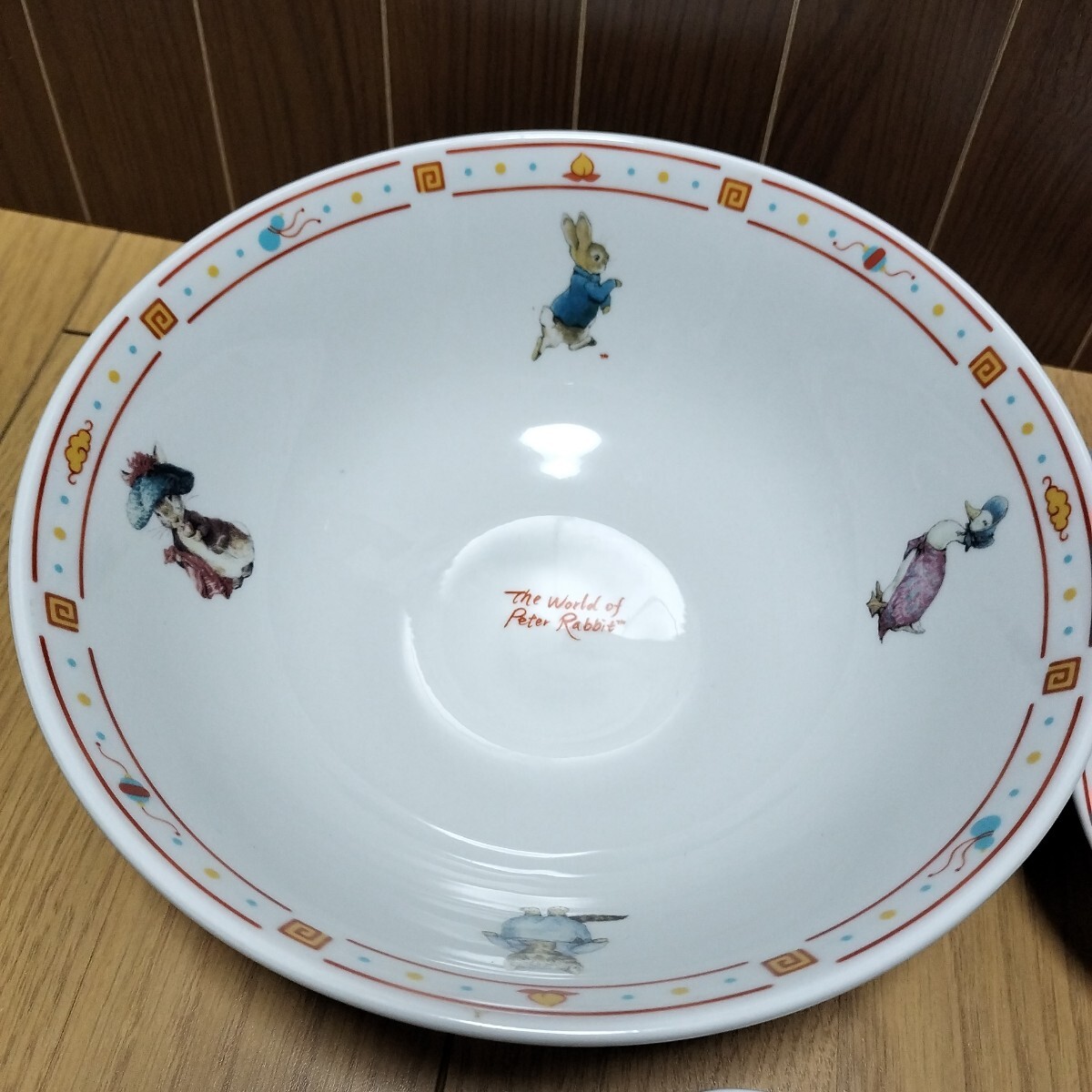 ピーターラビット≪中華セット≫陶器製 チャーハン 皿 ラーメン