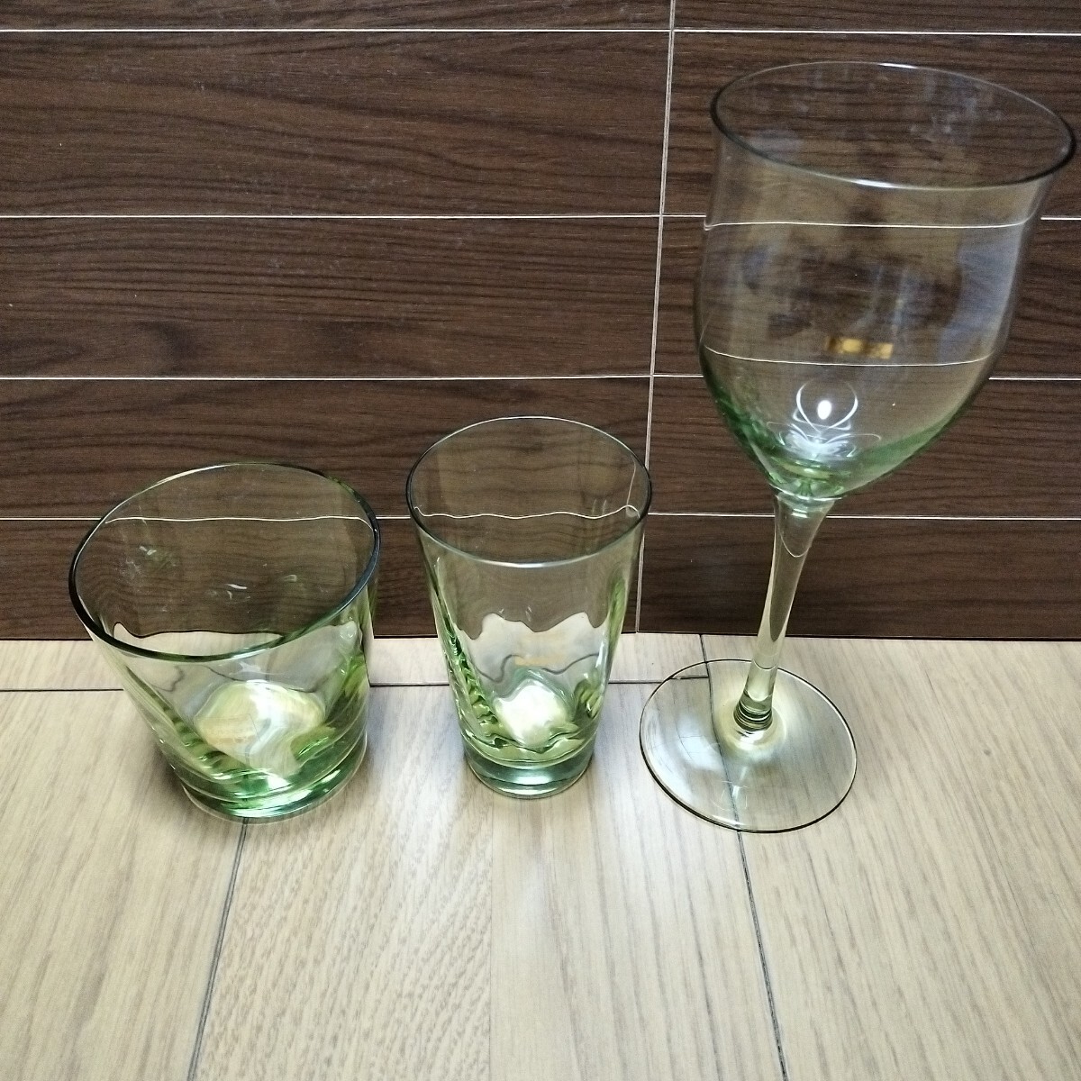 ▼ 萩ガラス工房≪グラス　3個≫ロックグラス　タンブラーグラス　ワイングラス
